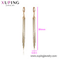 97247 xuping simple style multi-color fashion custom women's chain drop earrings